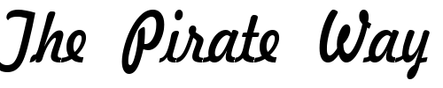 Font : Jott-43-Condensed-Italic 2 Custom Text : The Pirate Way Test your own text here Click to download or to view this font on a tshirt that can be custom printed in Bali
